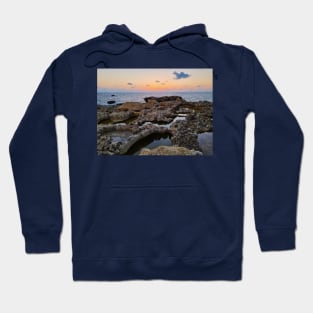 Rocky Beach Sunset Hoodie